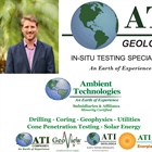 Welcome Peter Christensen - Principal of ATI Geologica - a Subsidiary of Ambient Technologies, Inc.