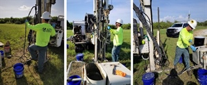 Environmental Drilling Services – Collection of groundwater samples from various locations. Depths varying from 10 feet to 55 feet bls via DPT methods.